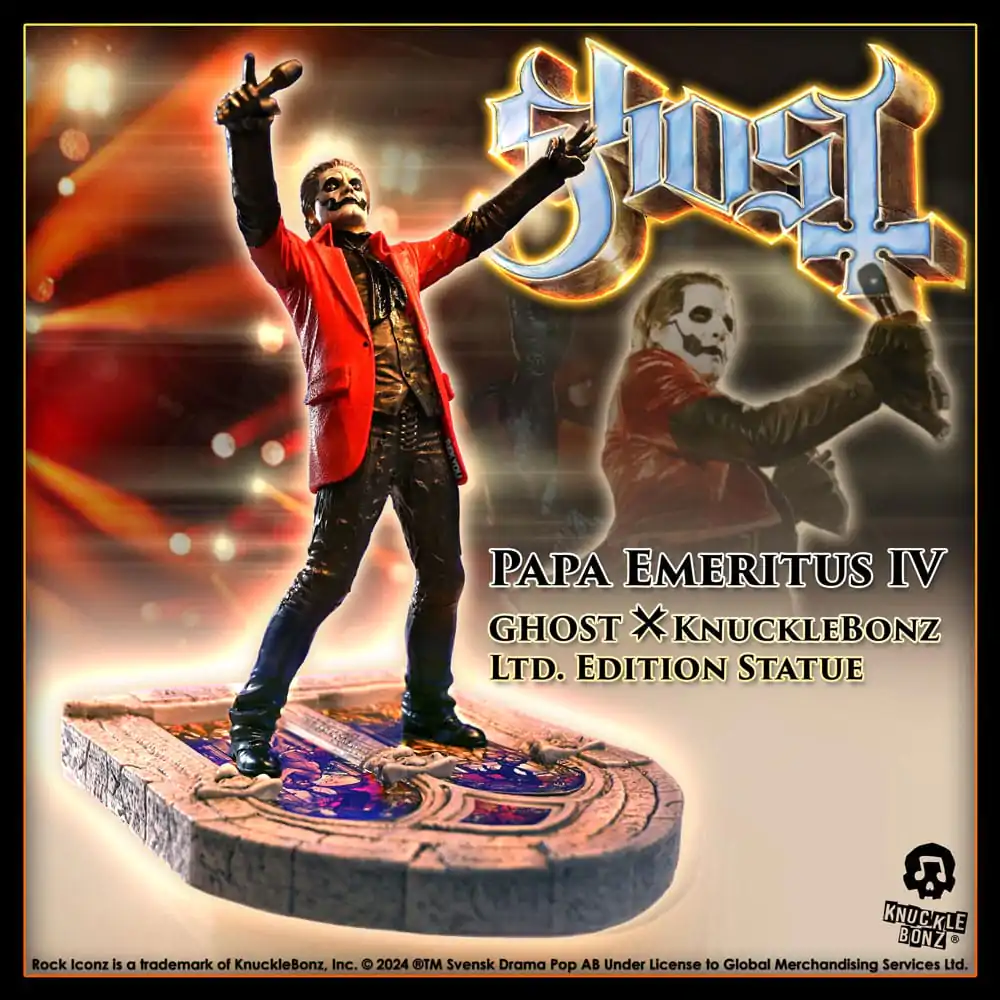 Ghost Rock Iconz Papa Emeritus IV szobor figura 22 cm termékfotó