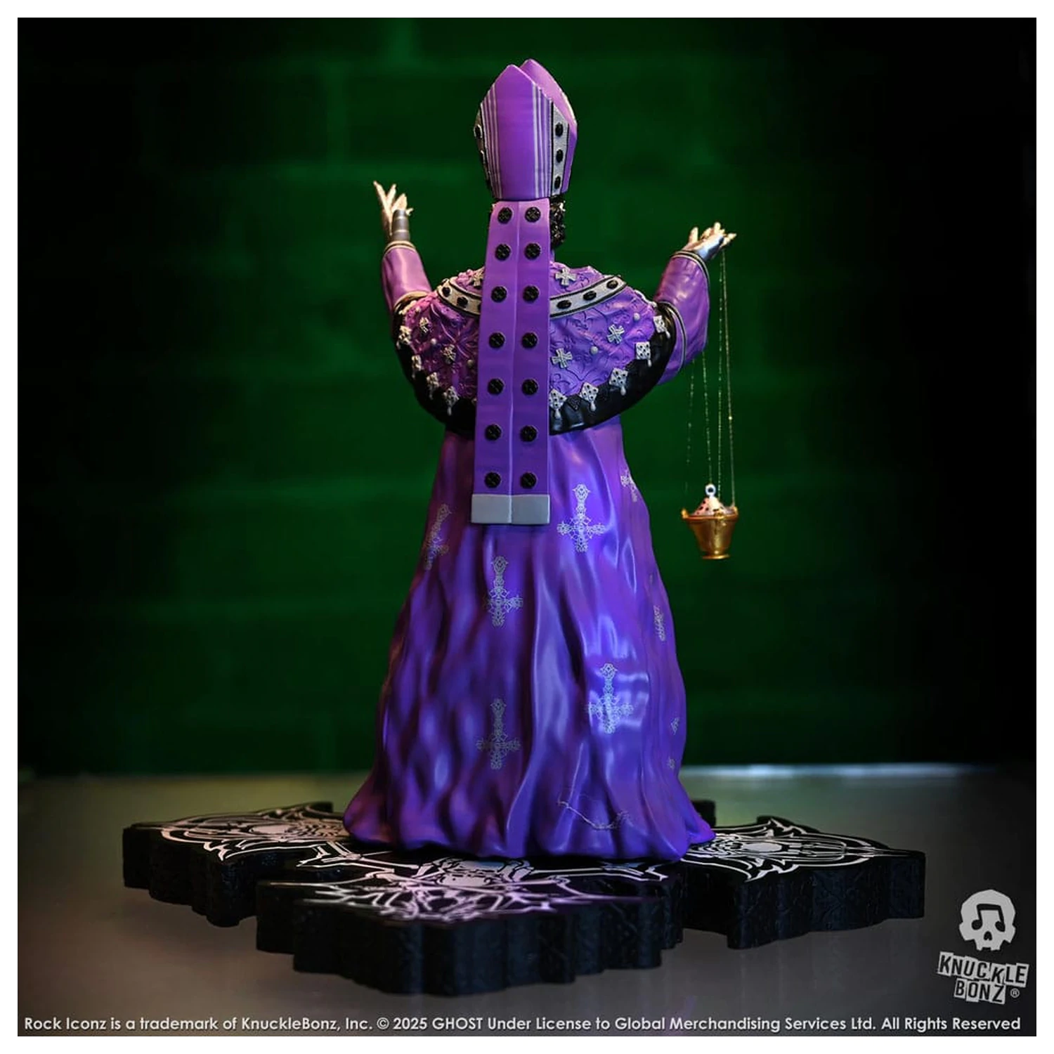 Ghost Rock Iconz Papa V Perpetua Purple Robes szobor figura 22 cm termékfotó