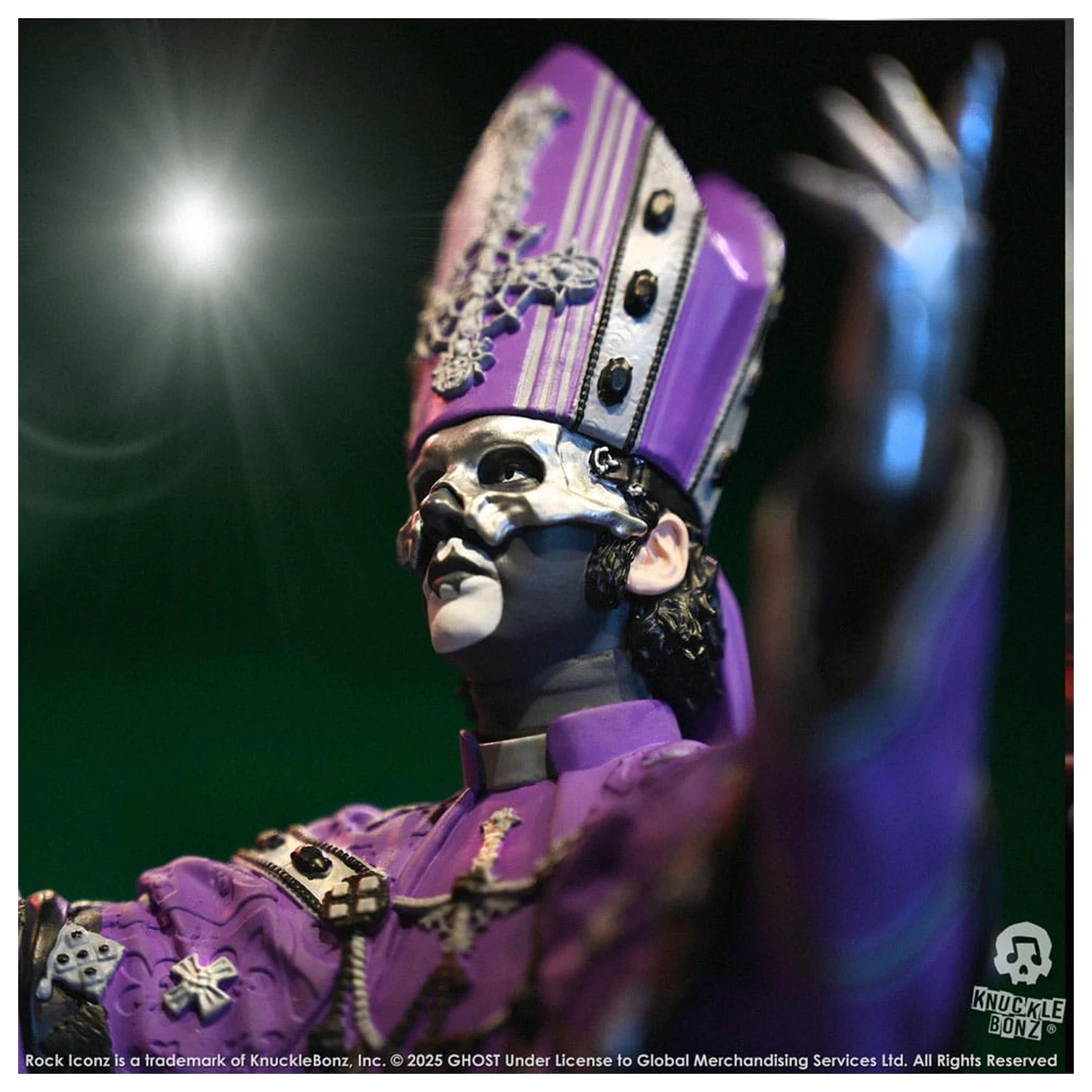 Ghost Rock Iconz Papa V Perpetua Purple Robes szobor figura 22 cm termékfotó