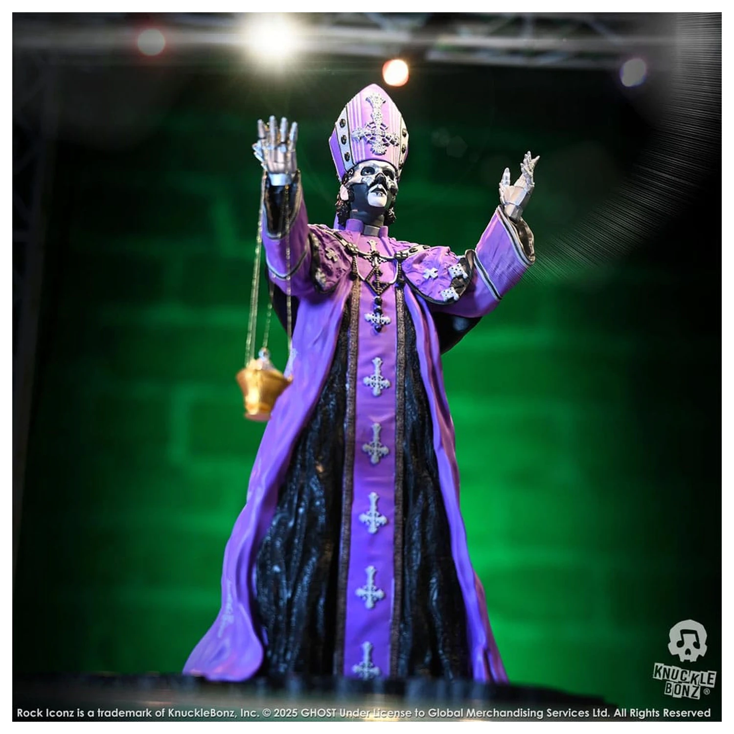 Ghost Rock Iconz Papa V Perpetua Purple Robes szobor figura 22 cm termékfotó