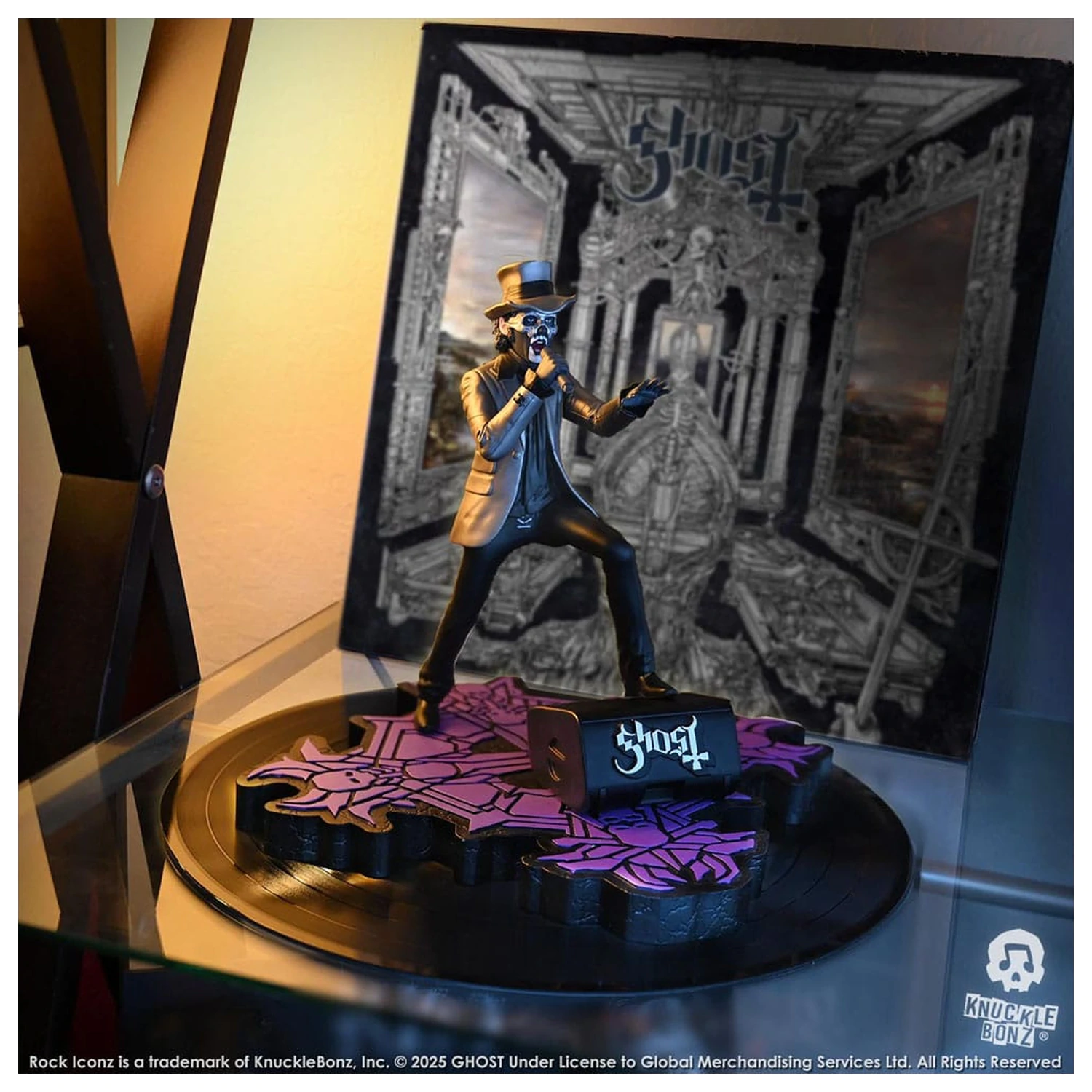 Ghost Rock Iconz Papa V Perpetua Top Hat szobor figura 22 cm termékfotó