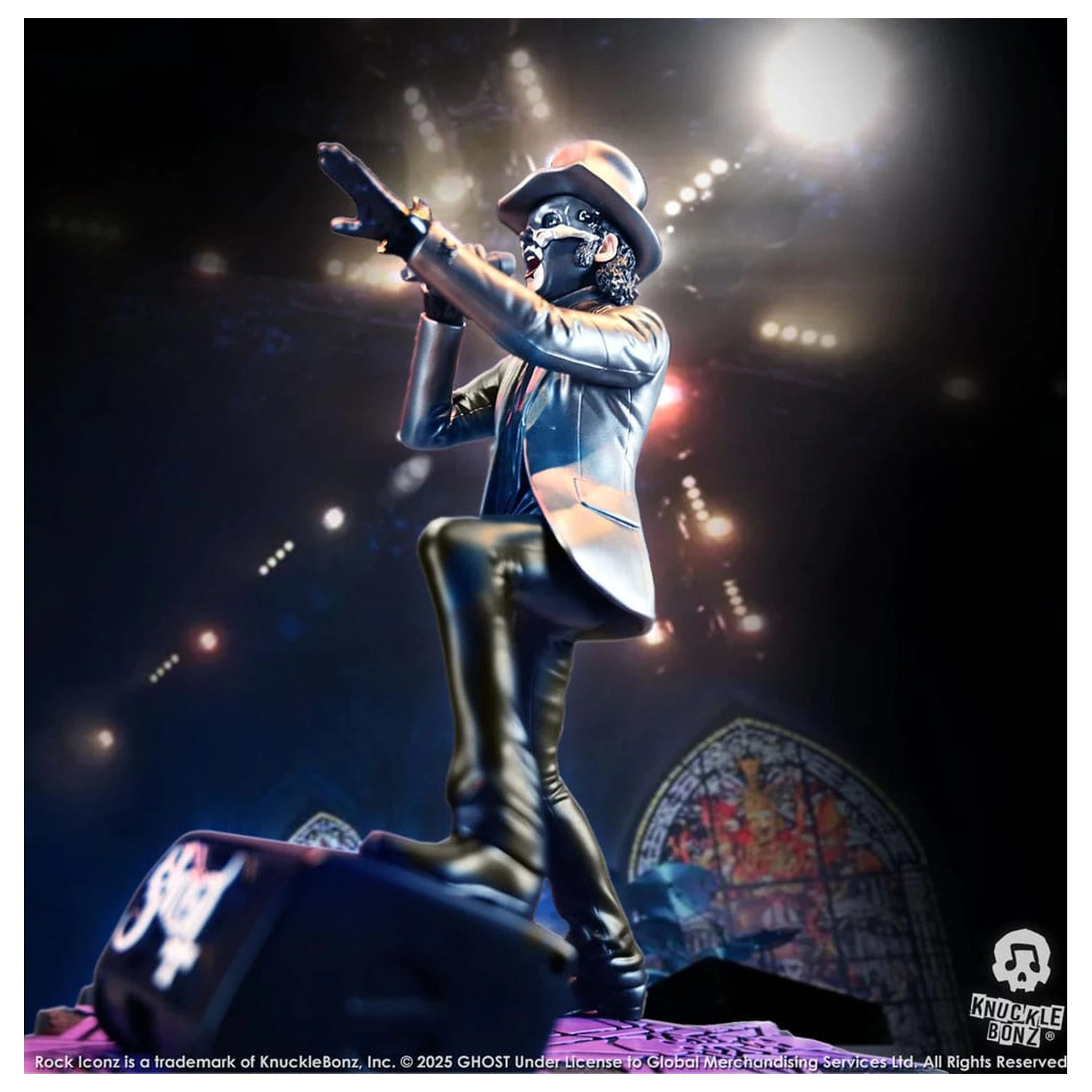 Ghost Rock Iconz Papa V Perpetua Top Hat szobor figura 22 cm termékfotó