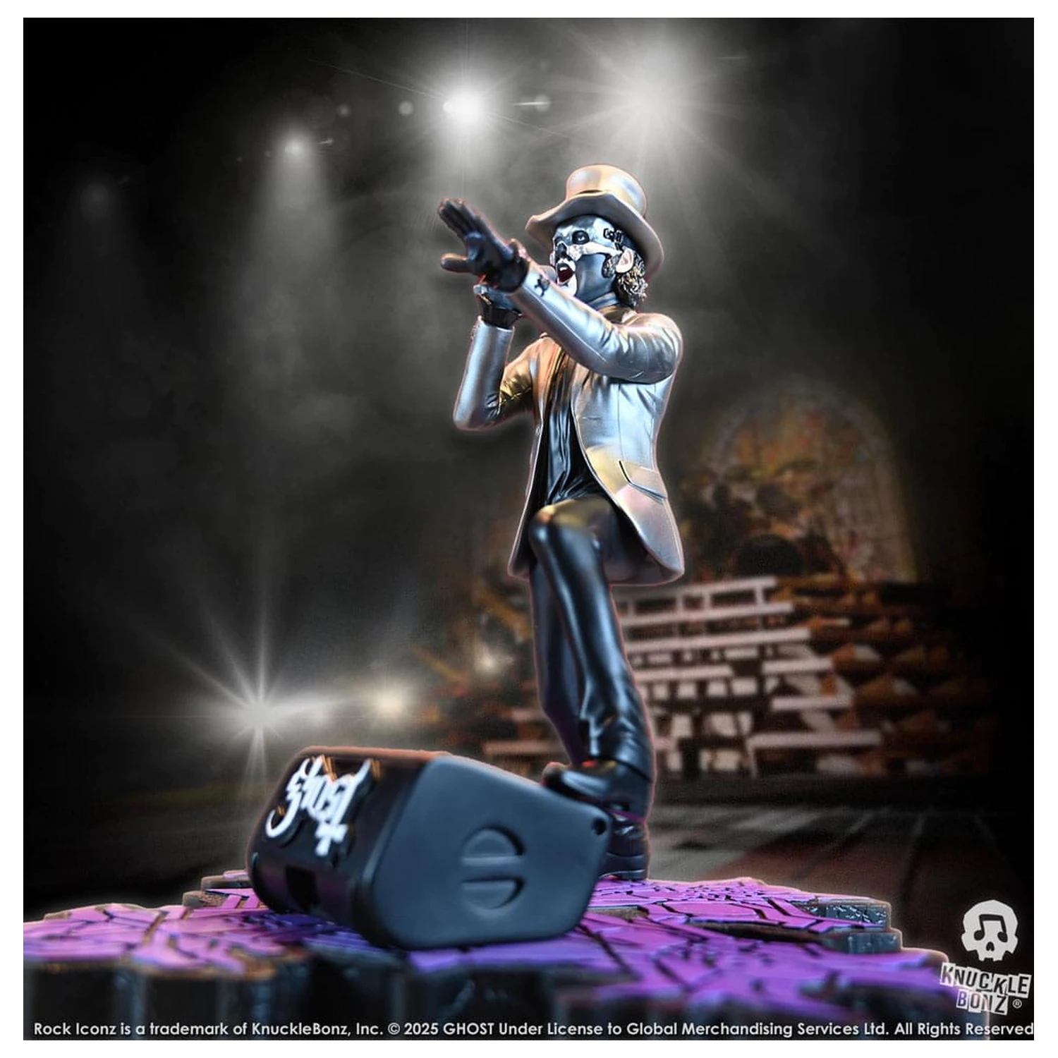 Ghost Rock Iconz Papa V Perpetua Top Hat szobor figura 22 cm termékfotó