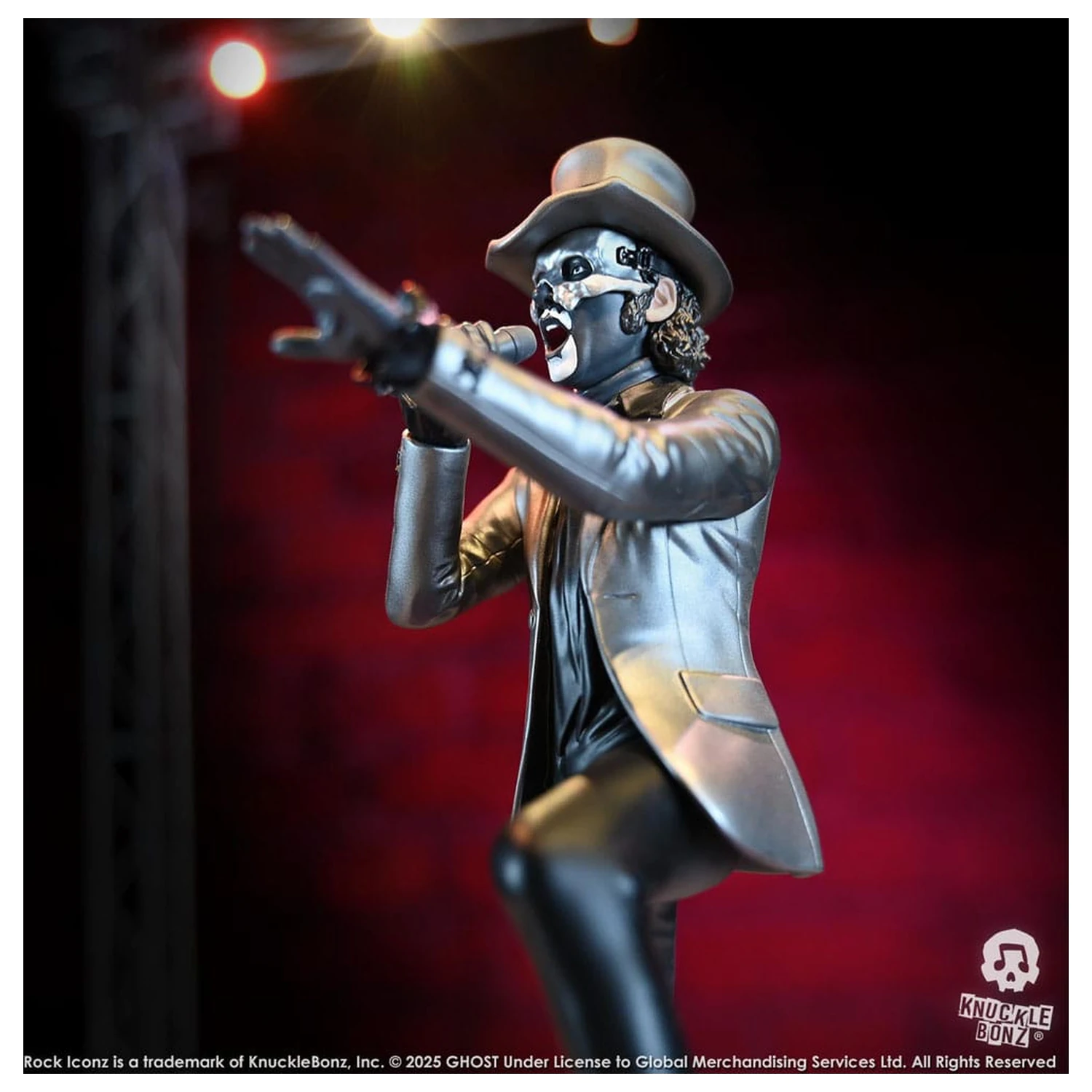 Ghost Rock Iconz Papa V Perpetua Top Hat szobor figura 22 cm termékfotó