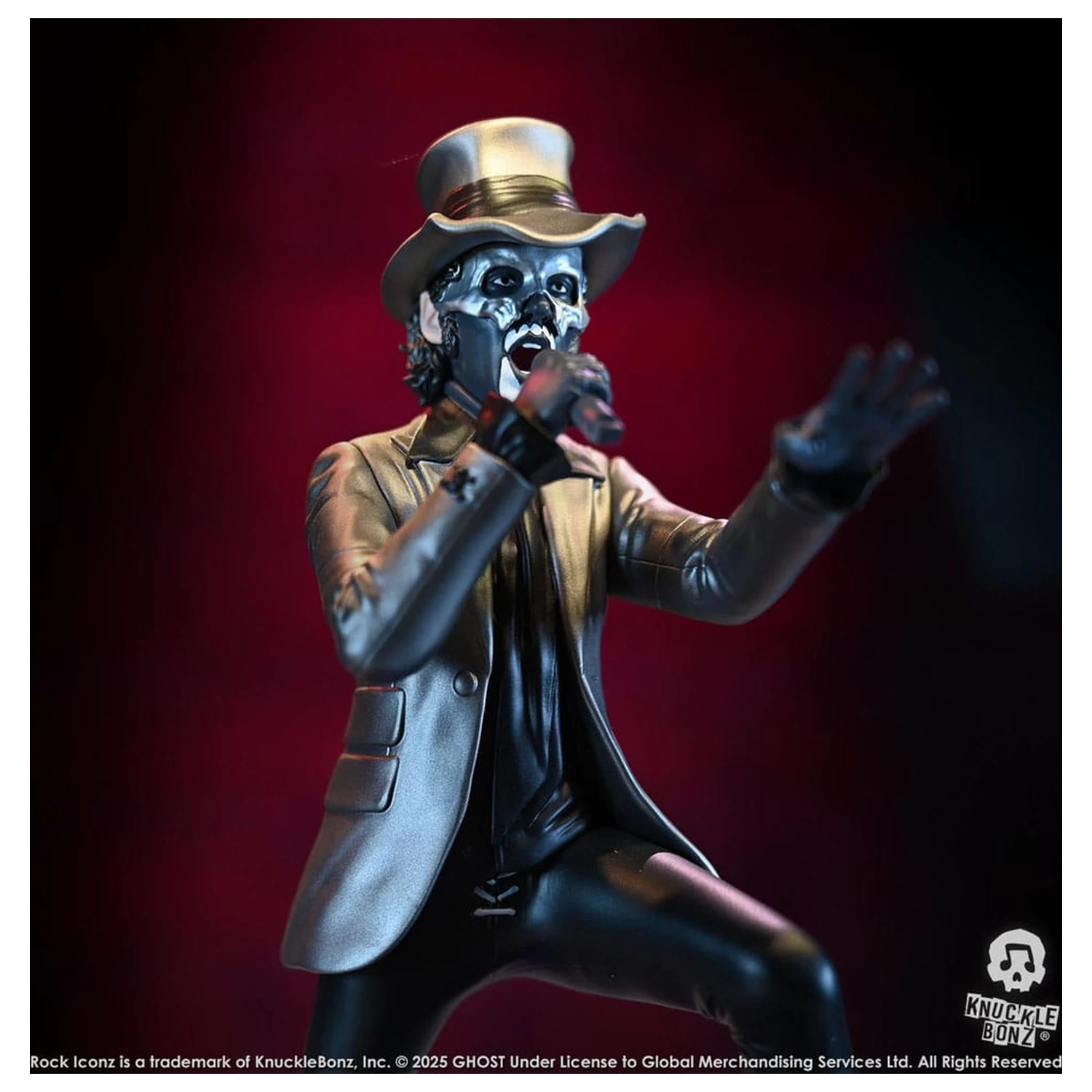 Ghost Rock Iconz Papa V Perpetua Top Hat szobor figura 22 cm termékfotó