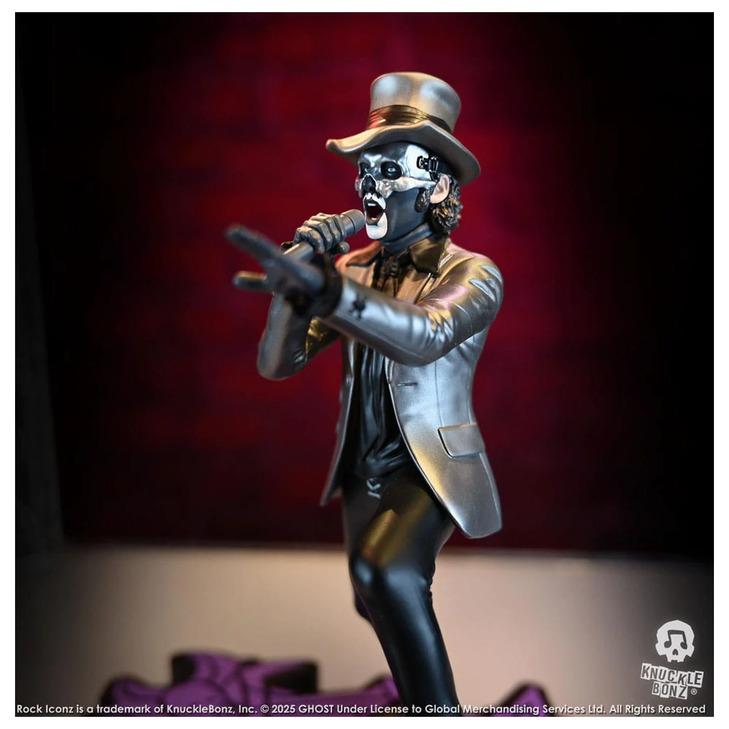 Ghost Rock Iconz Papa V Perpetua Top Hat szobor figura 22 cm termékfotó