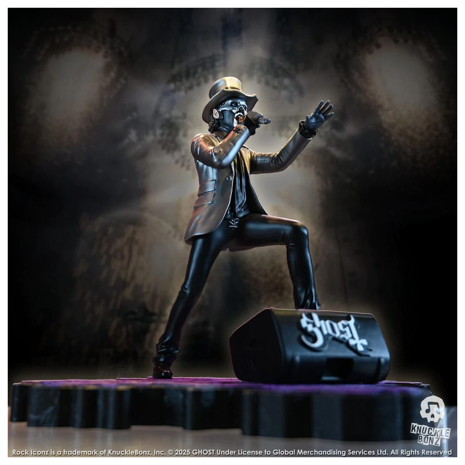 Ghost Rock Iconz Papa V Perpetua Top Hat szobor figura 22 cm termékfotó