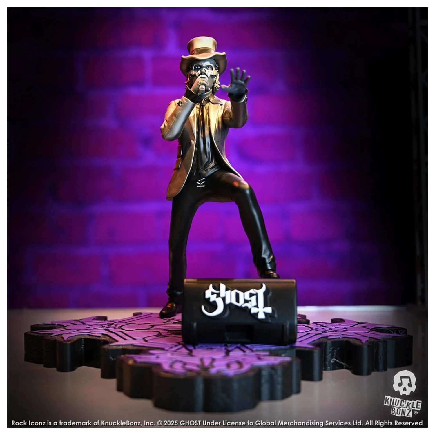 Ghost Rock Iconz Papa V Perpetua Top Hat szobor figura 22 cm termékfotó