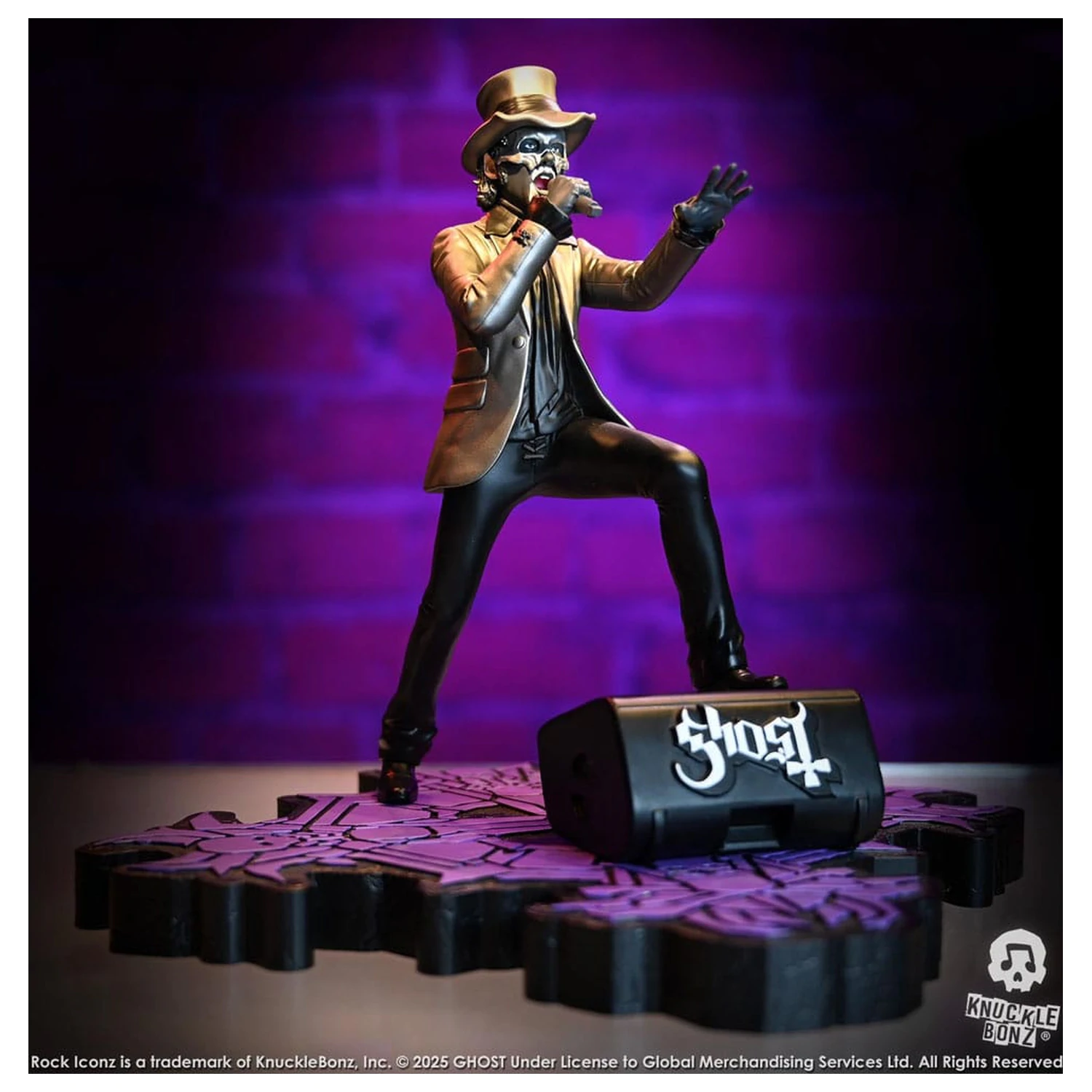 Ghost Rock Iconz Papa V Perpetua Top Hat szobor figura 22 cm termékfotó