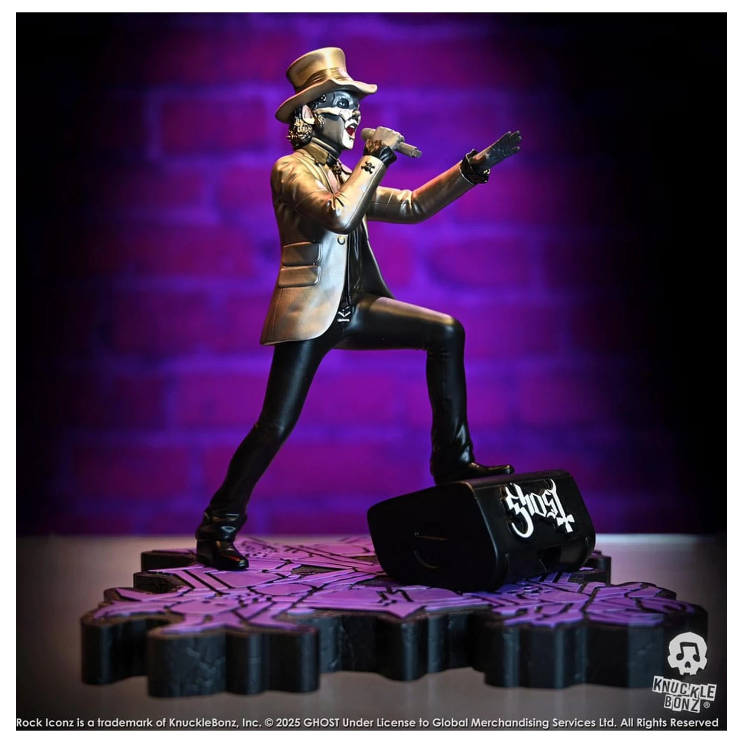 Ghost Rock Iconz Papa V Perpetua Top Hat szobor figura 22 cm termékfotó
