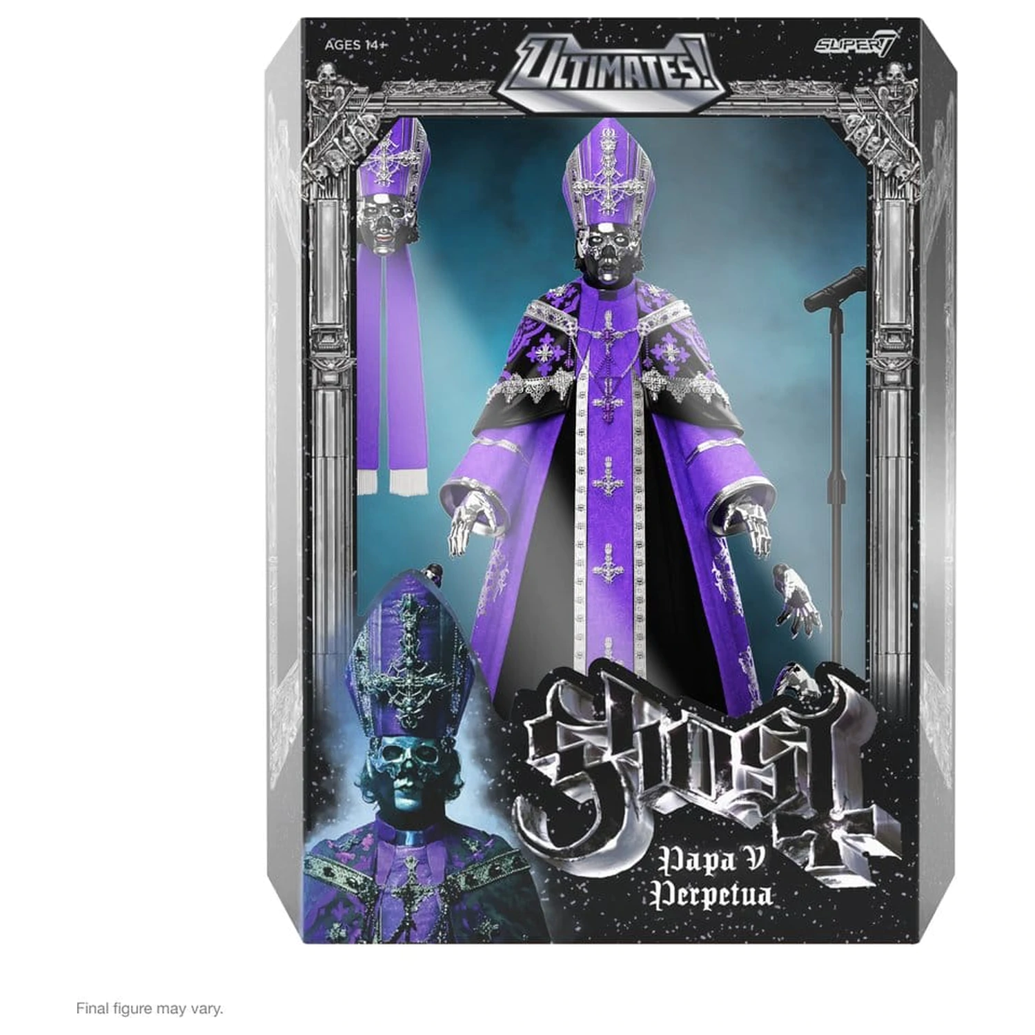 Ghost Ultimates! Wave 05 akciófigura Papa V Perpetua 18 cm termékfotó