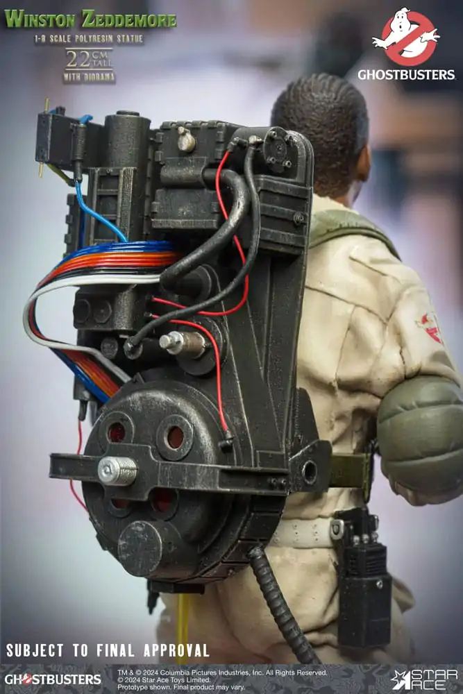 Ghostbusters 1/8 Winston Zeddemore gyanta szobor figura 22 cm termékfotó