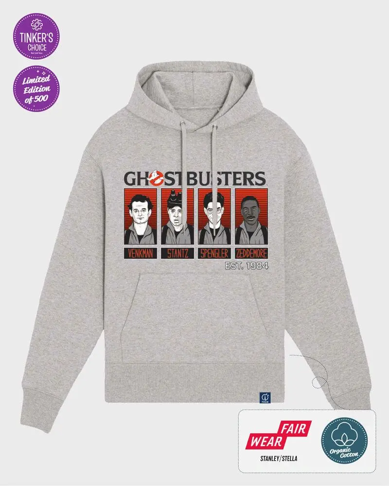 Ghostbusters Hooded The Team kötött pulóver termékfotó