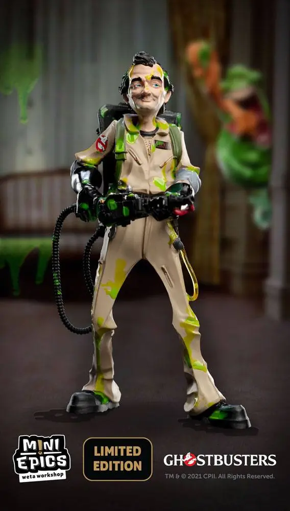 Ghostbusters Mini Epics Vinyl figura Slimed Peter Venkman 18 cm termékfotó