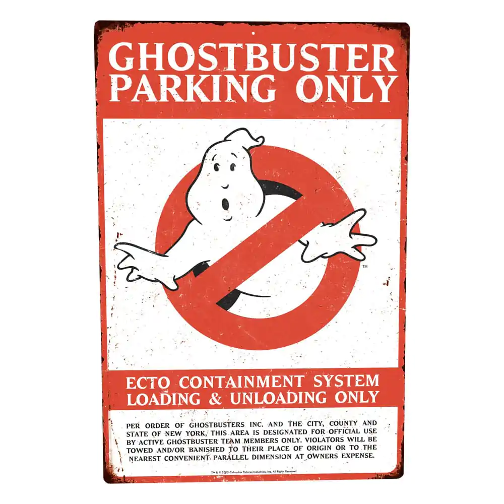 Ghostbusters Parking fém dekorációs tábla termékfotó