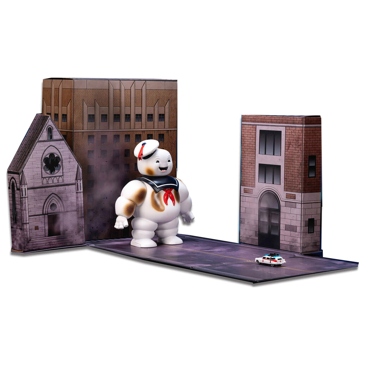 Ghostbusters Puft Marsmellow film szett figura dioráma termékfotó