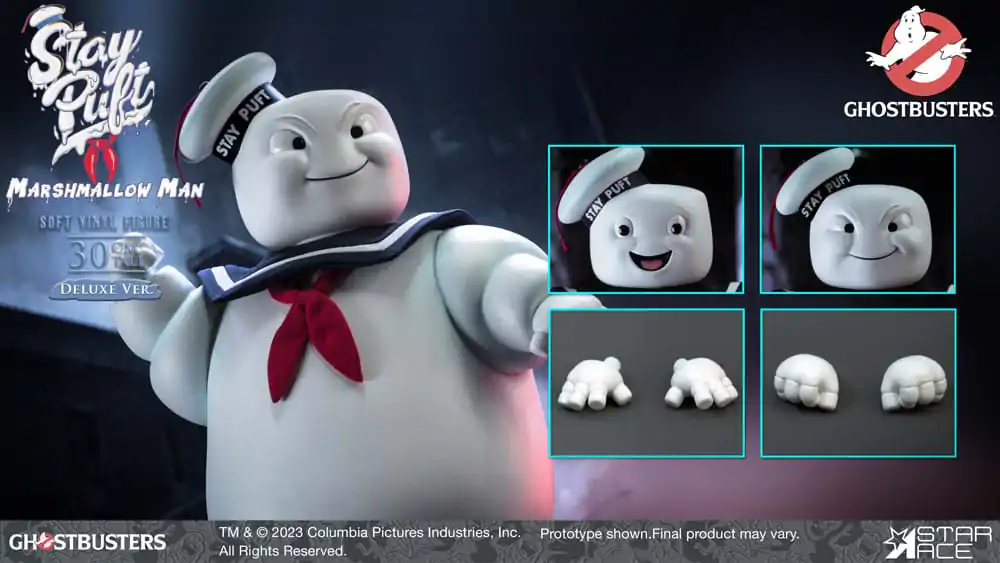 Ghostbusters Soft Vinyl szobor figura Stay Puft Marshmallow Man Deluxe Version 30 cm termékfotó