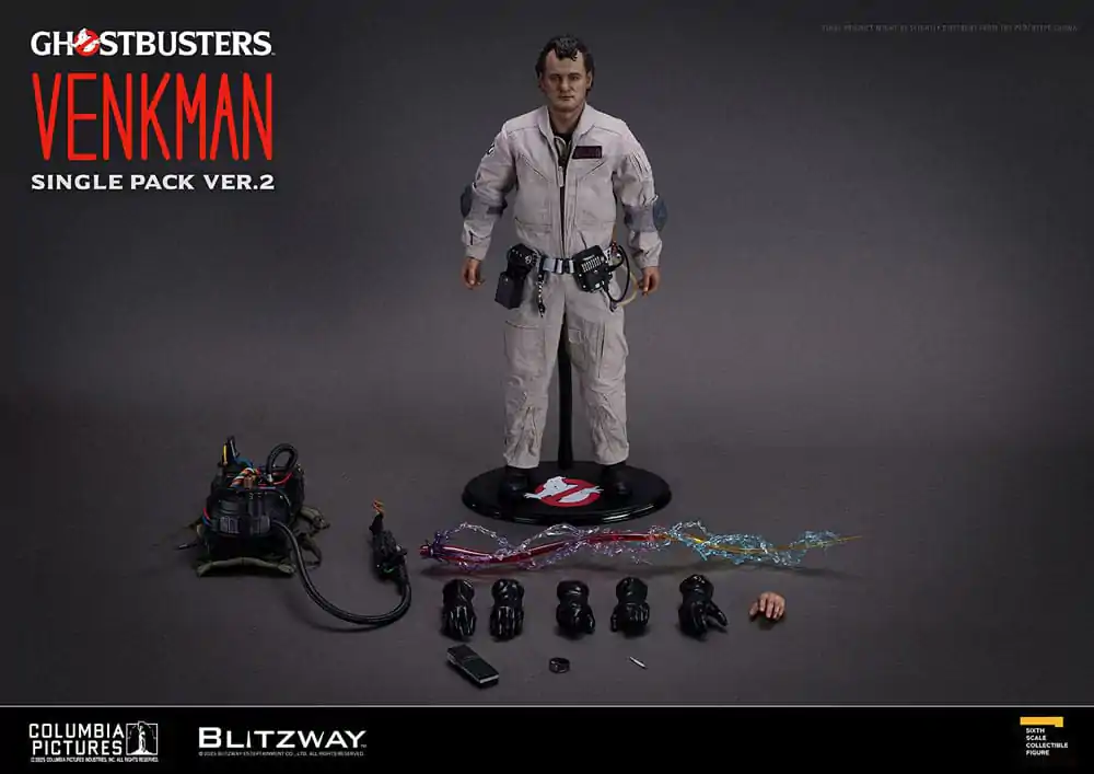 Ghostbusters UMS 1/6 Peter Venkman Ver. 2 akciófigura 31 cm termékfotó