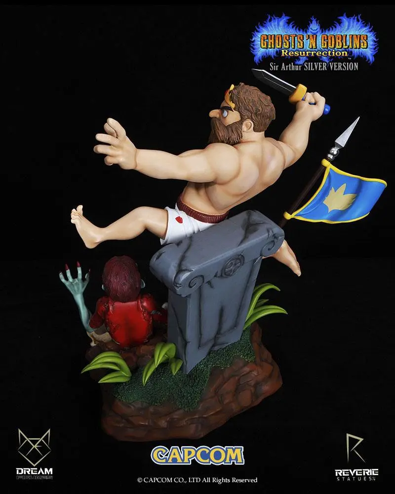 Ghosts 'n Goblins Resurrection 1/6 Sir Arthur Underwear Version szobor figura 44 cm termékfotó