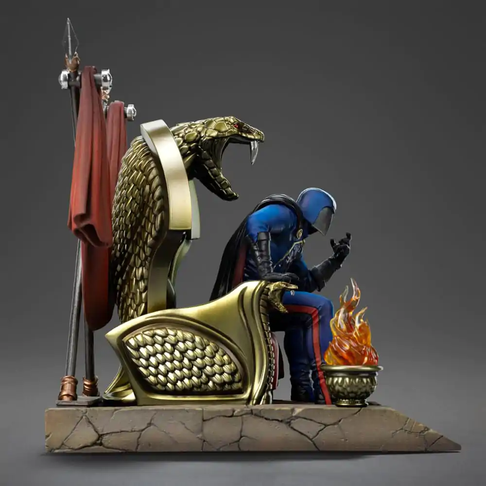 GI Joe Art Scale 1/10 Cobra Commander szobor figura 25 cm termékfotó