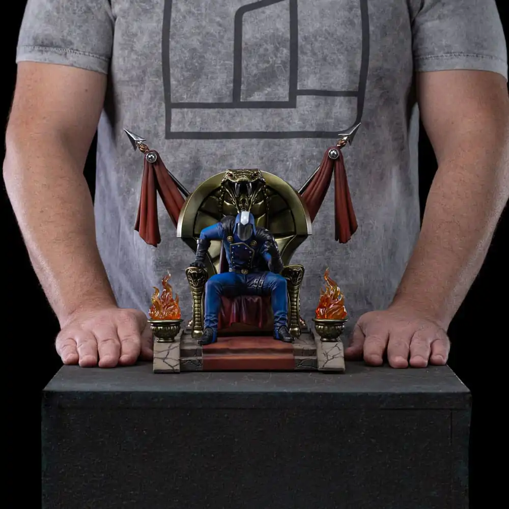 GI Joe Art Scale 1/10 Cobra Commander szobor figura 25 cm termékfotó