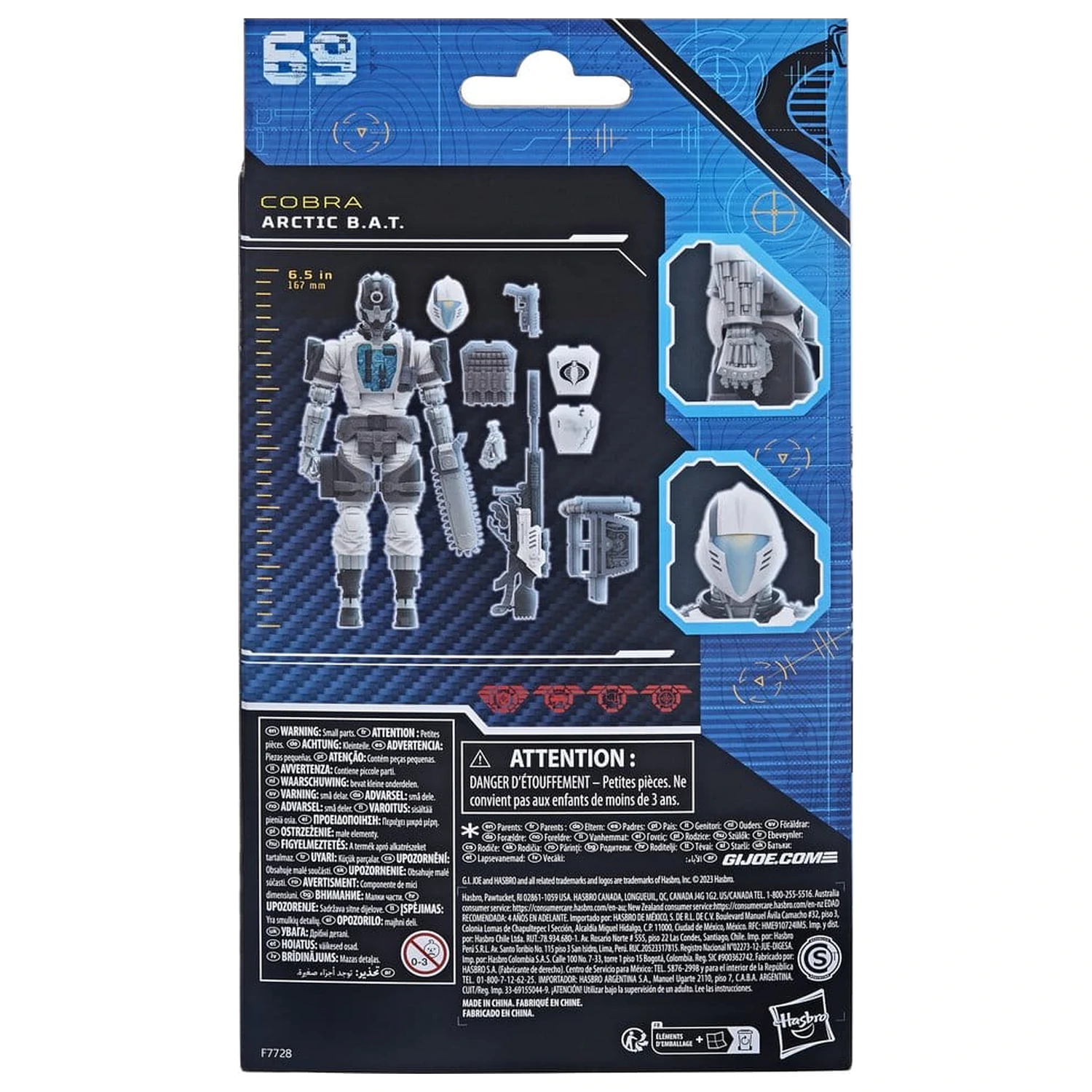 GI Joe Classified Series Arctic B.A.T. akciófigura 15 cm termékfotó