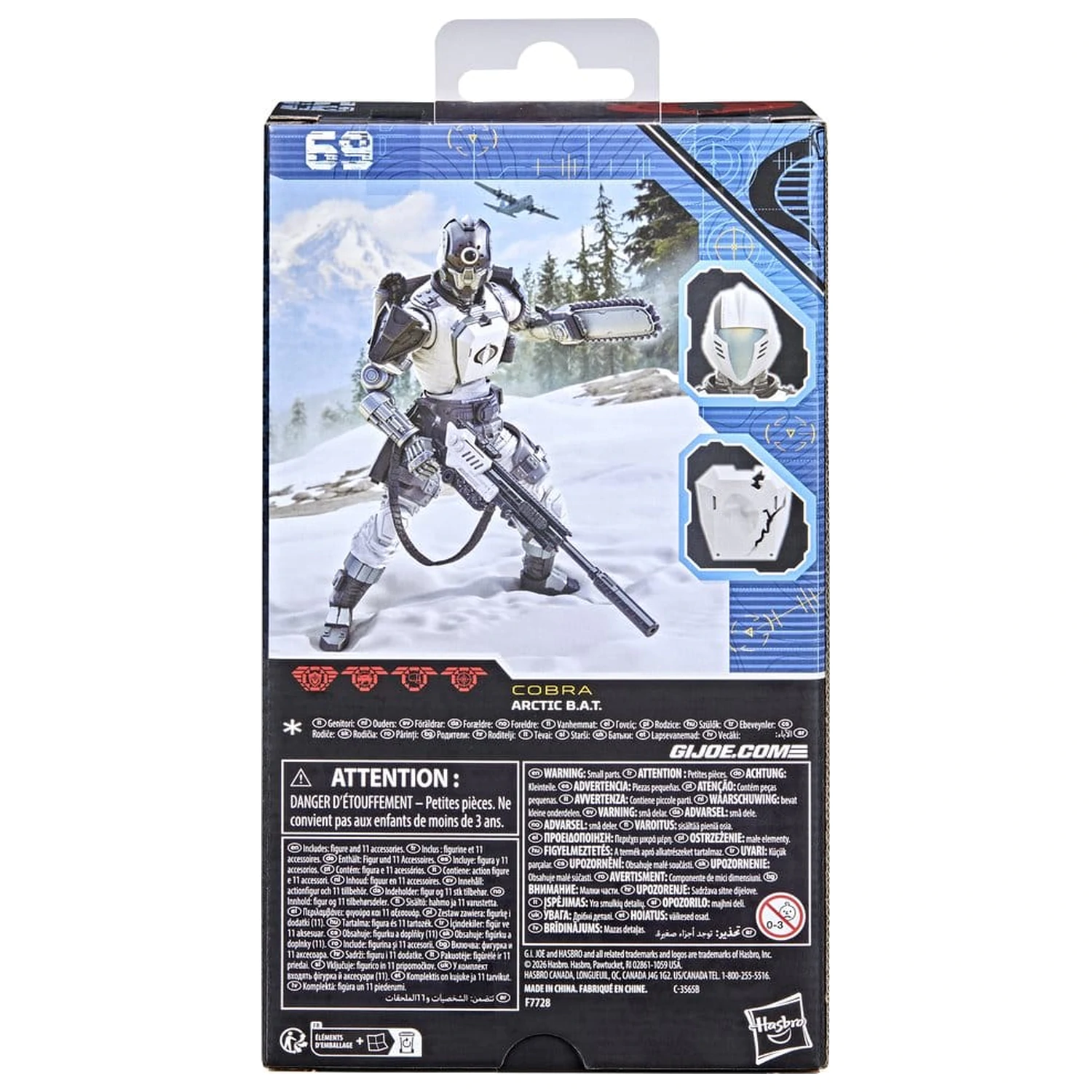 GI Joe Classified Series Arctic B.A.T. akciófigura 15 cm termékfotó