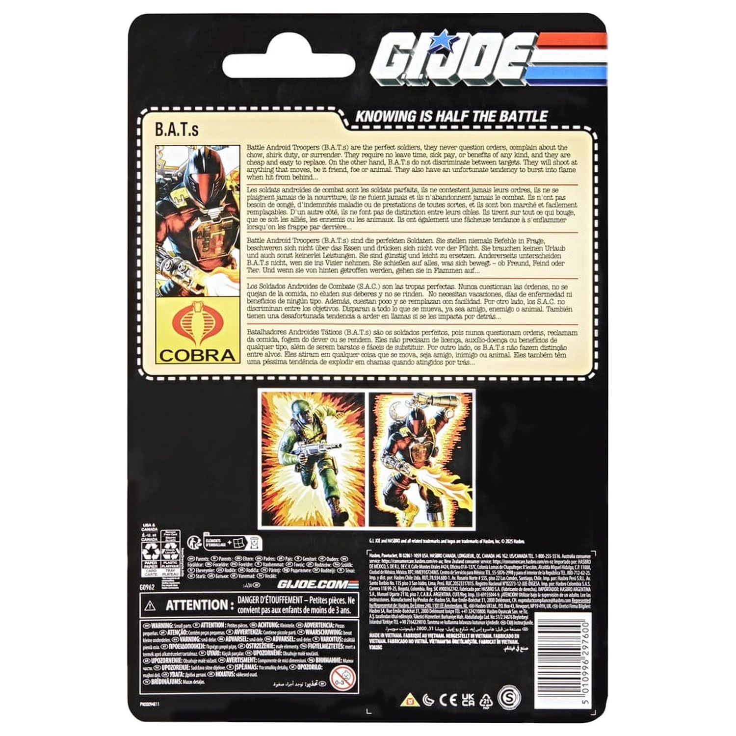 GI Joe Classified Series Retro akciófigura B.A.T. 15 cm termékfotó