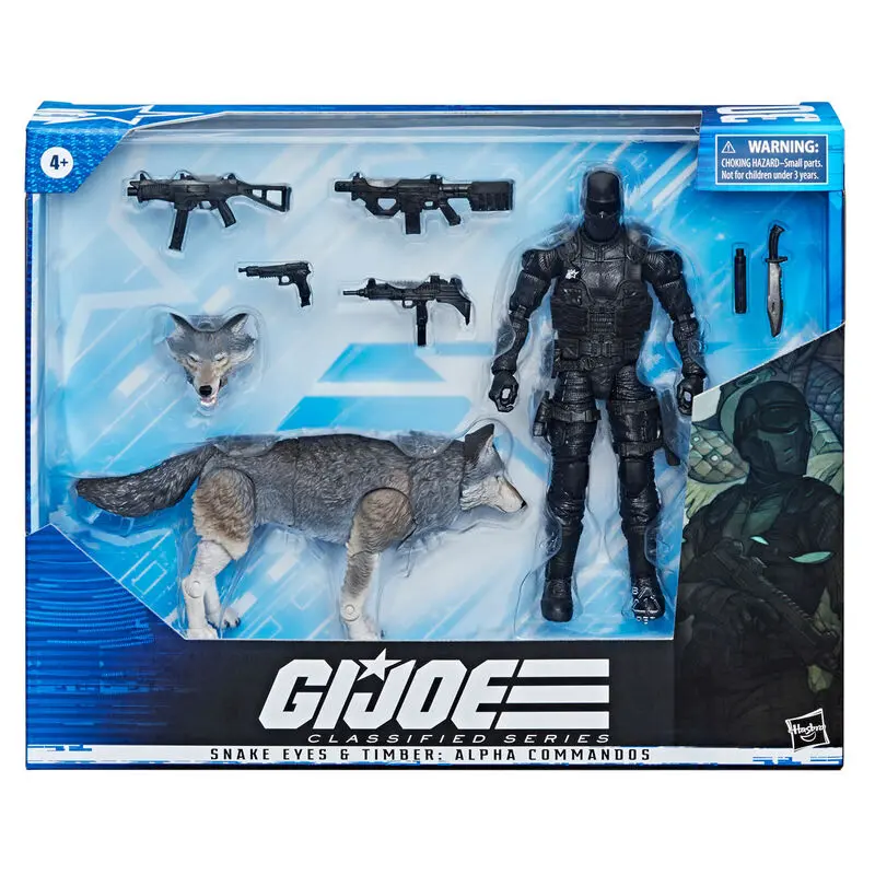GI Joe Classified Series Snake Eyes and timber Alpha Commandos 2db-os figura csomag 15cm termékfotó