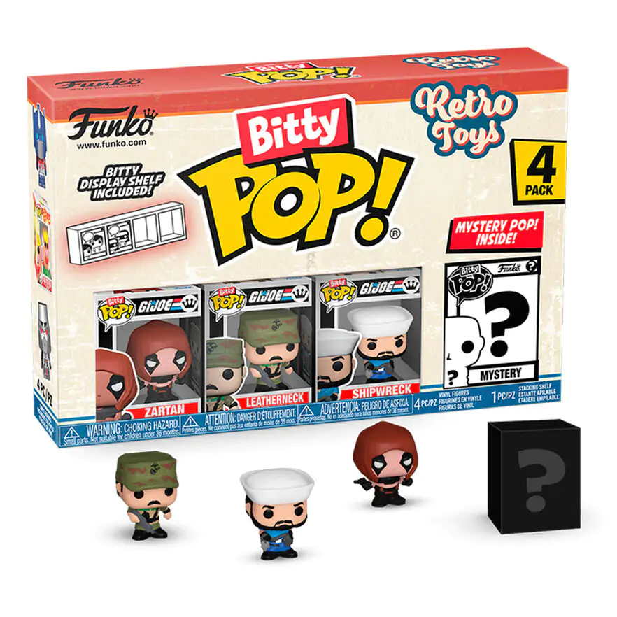 Gi Joe Bitty Funko POP! Vinyl Figure 4-Pack 2,5 cm termékfotó