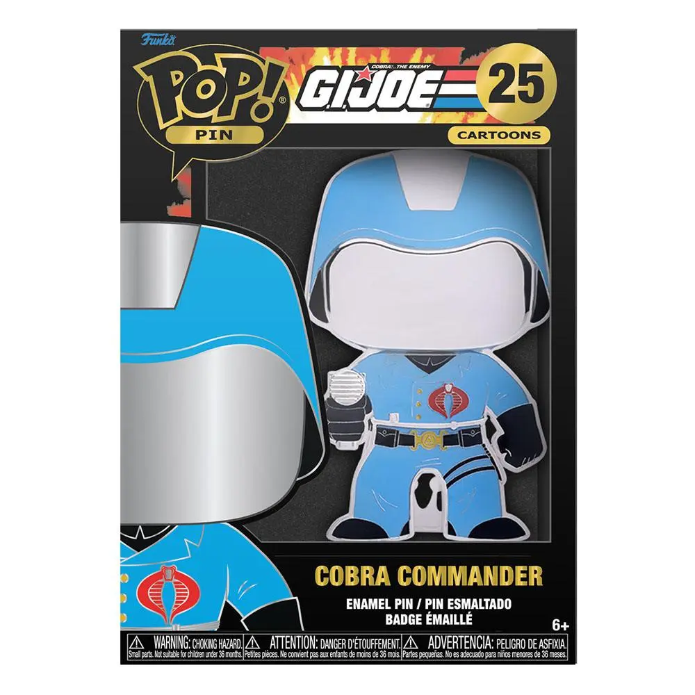 GI Joe Funko POP! Enamel Pin Cobra Commander 10 cm termékfotó