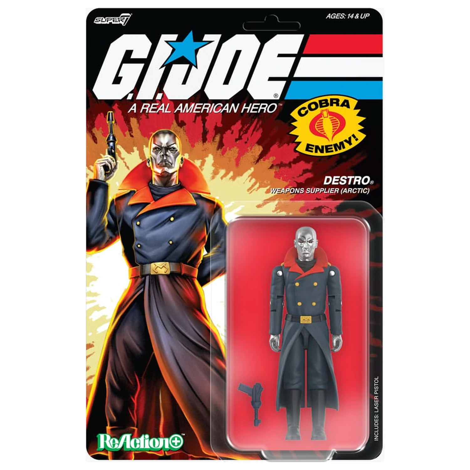 GI Joe (Movie) ReAction+ Wave 5 Arctic Destro (Movie) akciófigura 10 cm  termékfotó