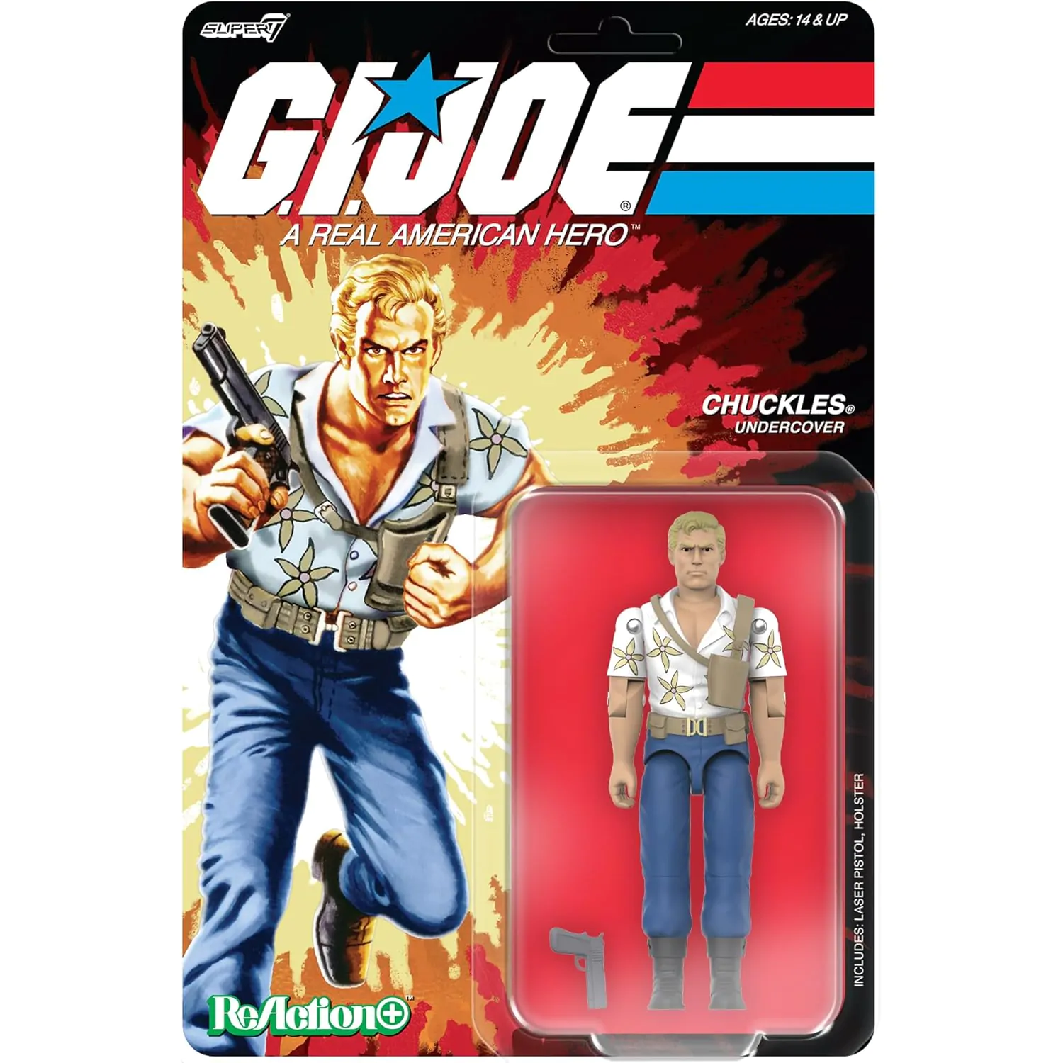 GI Joe ReAction+ akciófigura Wave 07 Chuckles (Movie) 10 cm termékfotó