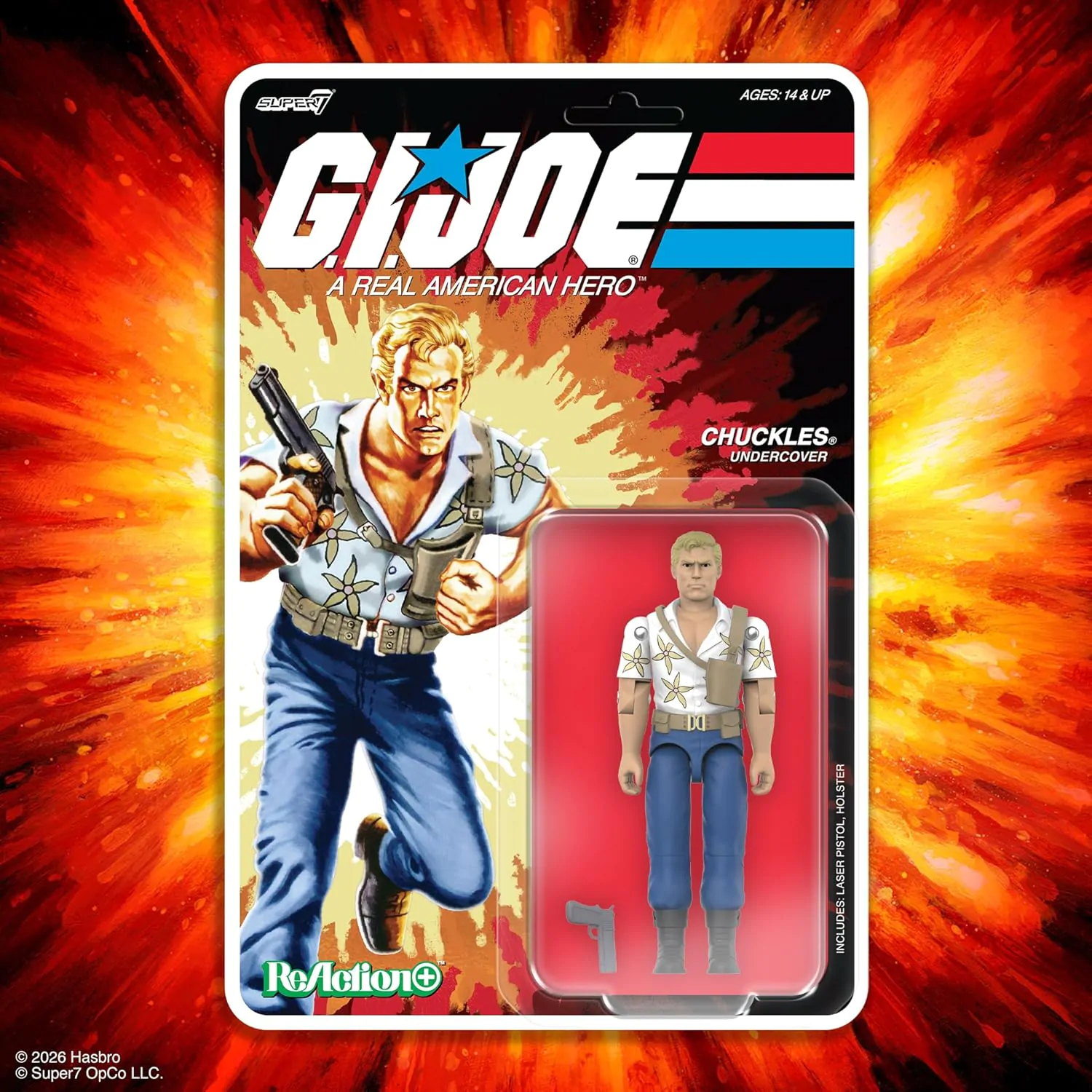 GI Joe ReAction+ akciófigura Wave 07 Chuckles (Movie) 10 cm termékfotó