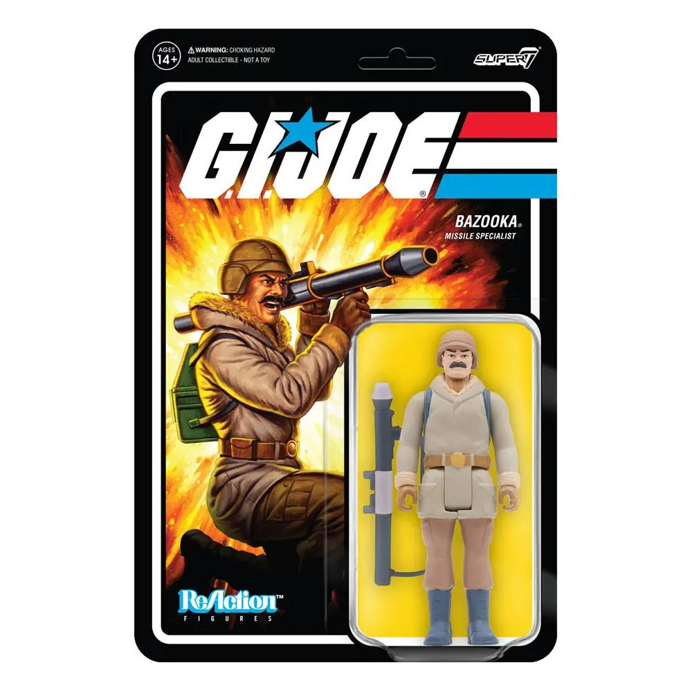 GI Joe ReAction Bazooka (Arctic) Wave 2 akciófigura 10 cm termékfotó