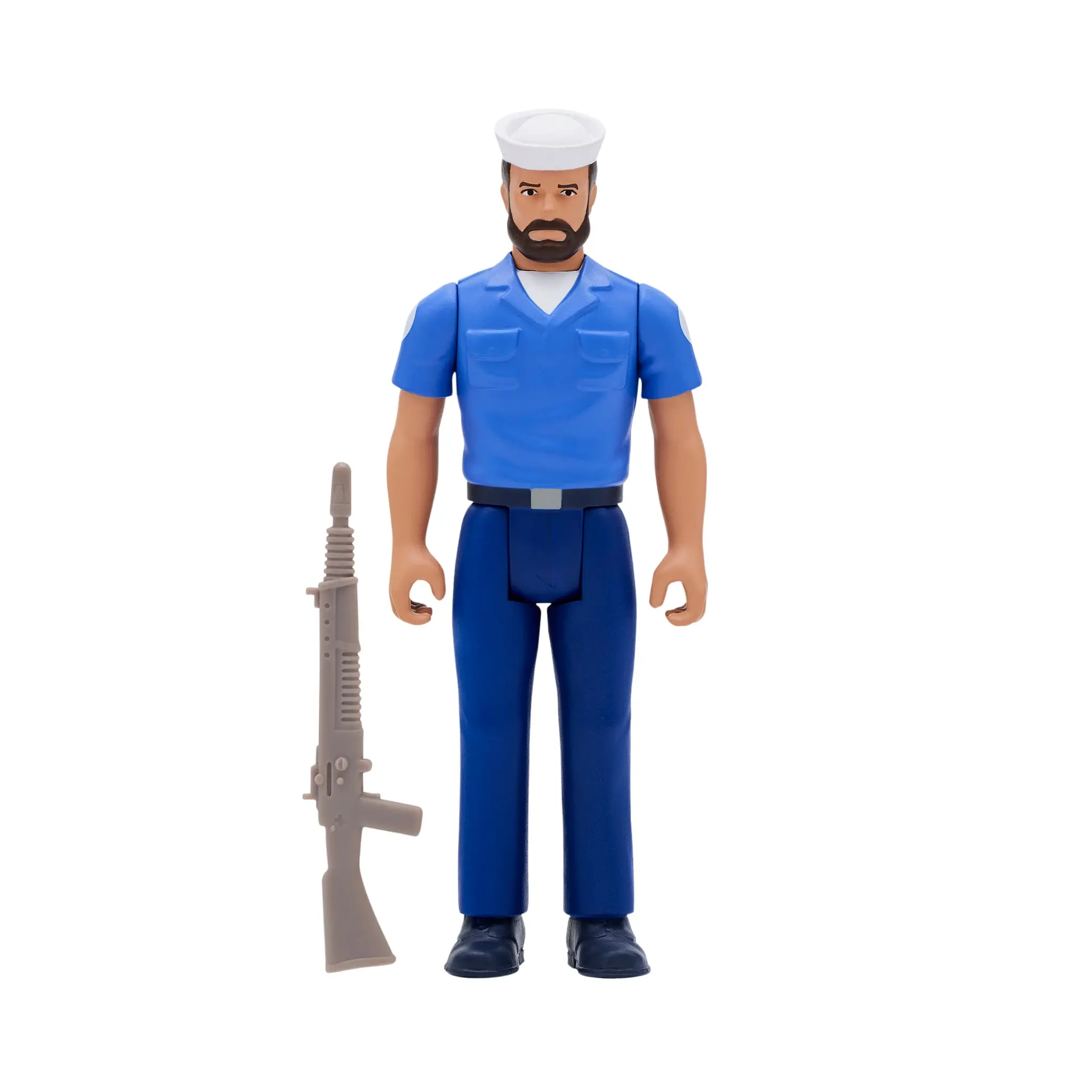 GI Joe ReAction Blueshirt Beard (Light Brown) Wave 2 akciófigura 10 cm termékfotó