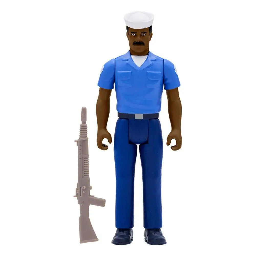 GI Joe ReAction Blueshirt Mustache (Dark Brown) Wave 2 akciófigura 10 cm termékfotó
