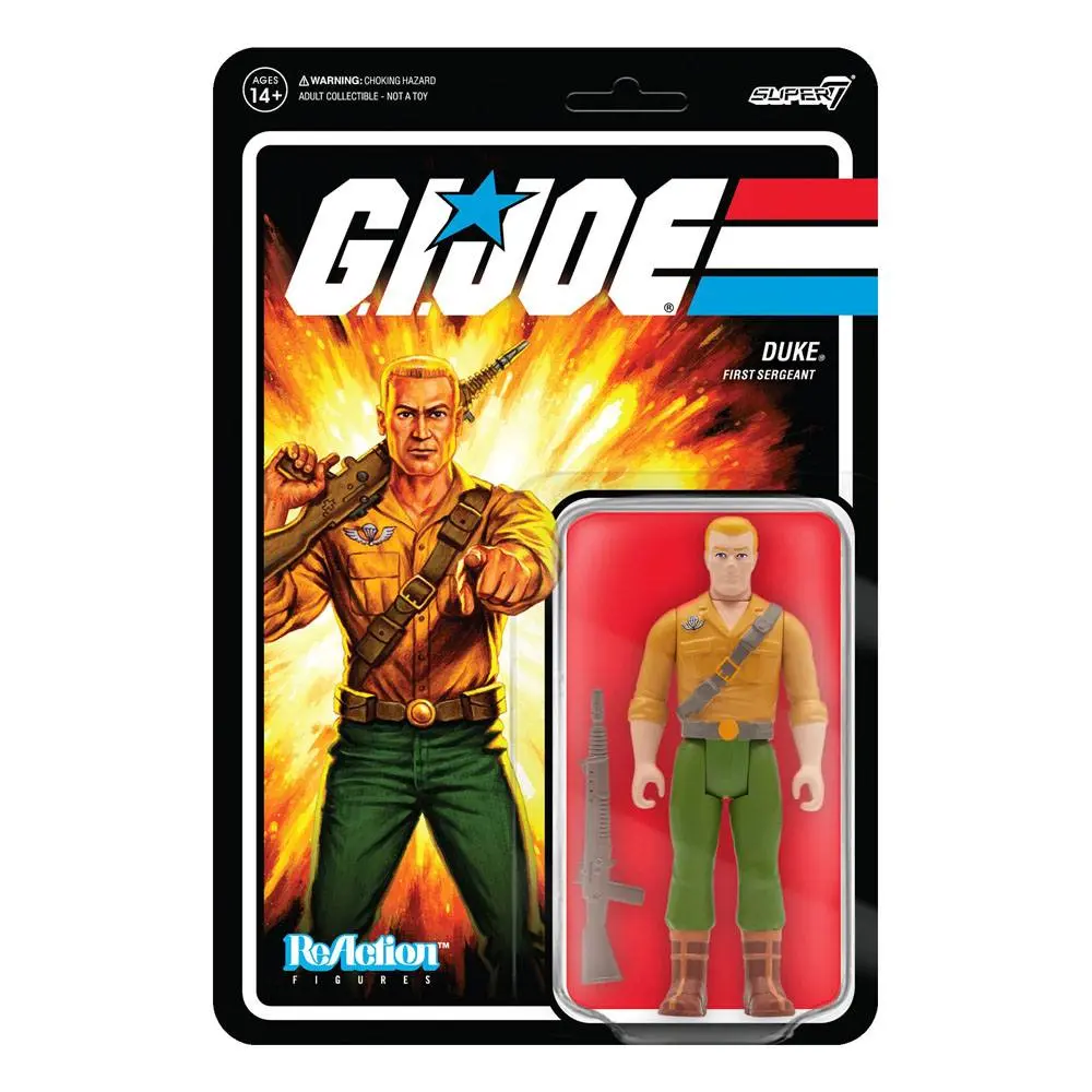GI Joe ReAction Duke Wave 2 akciófigura 10 cm termékfotó