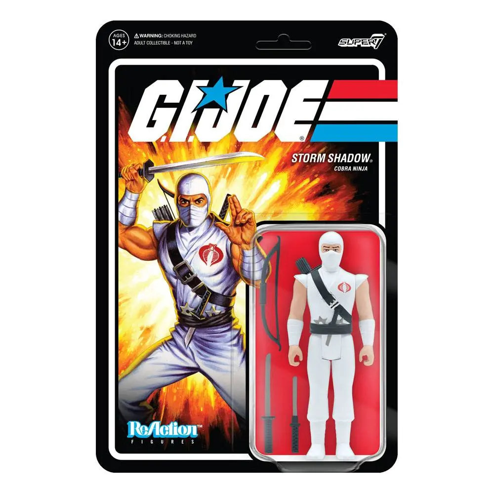 GI Joe ReAction Storm Shadow Wave 2 akciófigura 10 cm termékfotó