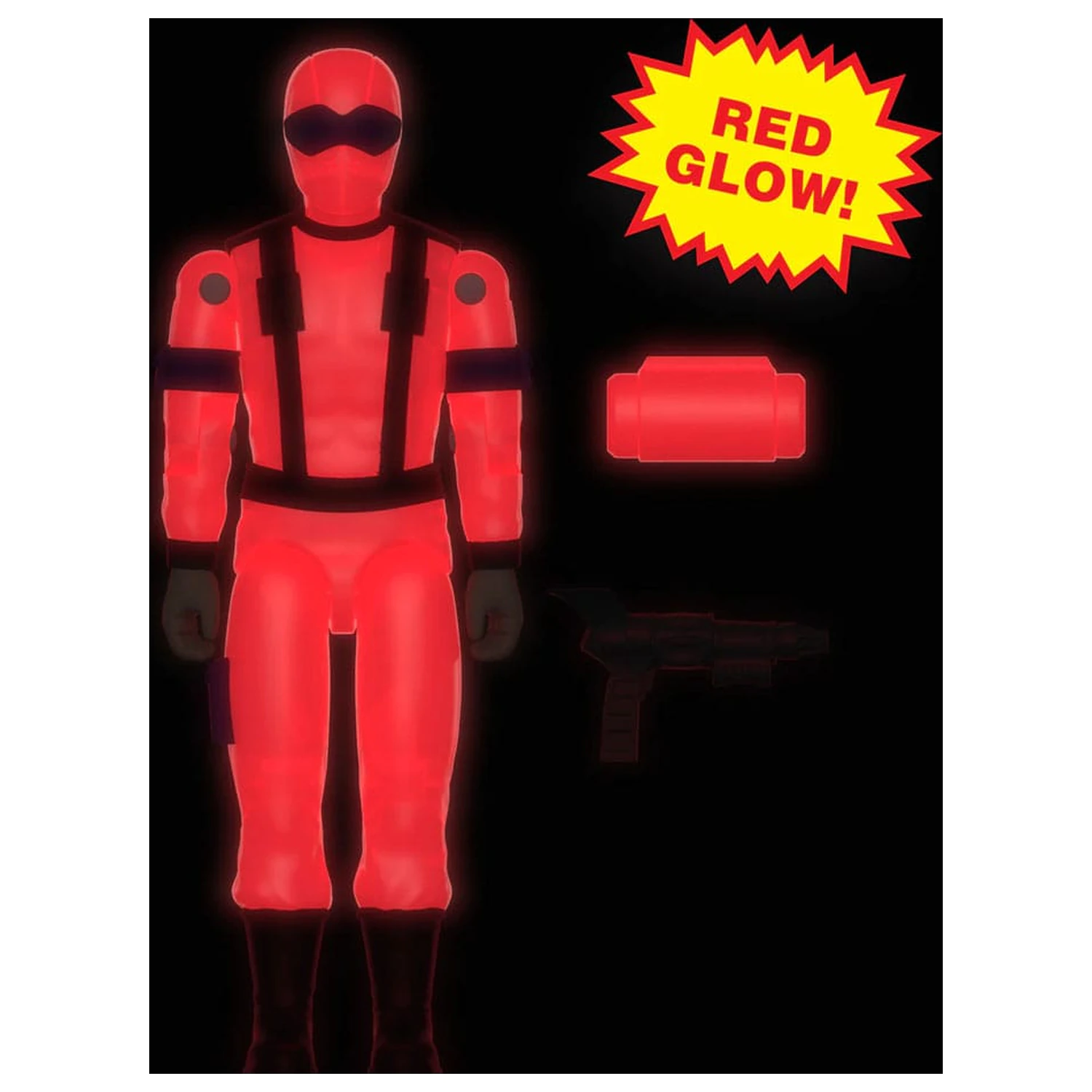 GI Joe ReAction+ Wave 06 Snake Eyes (Red Glow, Crystal Poison) akciófigura 10 cm   termékfotó