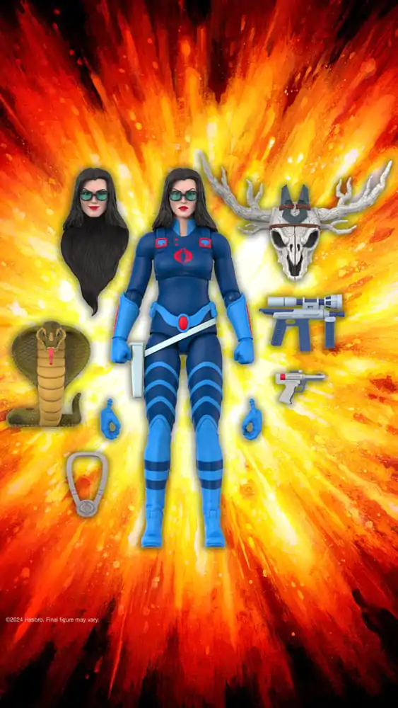 GI Joe Ultimates Wave 6 Baroness (Dark Blue) akciófigura 18 cm termékfotó