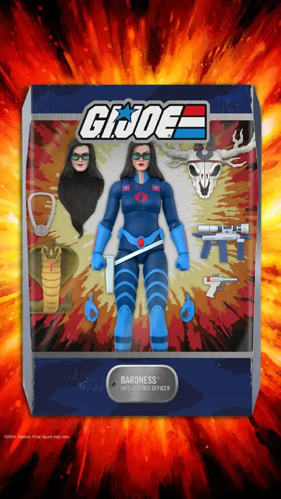 GI Joe Ultimates Wave 6 Baroness (Dark Blue) akciófigura 18 cm termékfotó