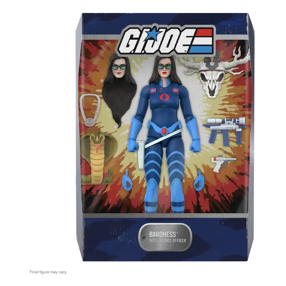 GI Joe Ultimates Wave 6 Baroness (Dark Blue) akciófigura 18 cm termékfotó