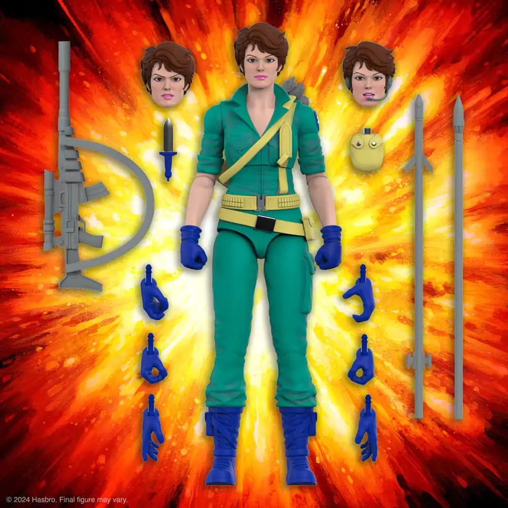 GI Joe Ultimates Wave 6 Lady Jaye (DIC Teal) akciófigura 18 cm termékfotó