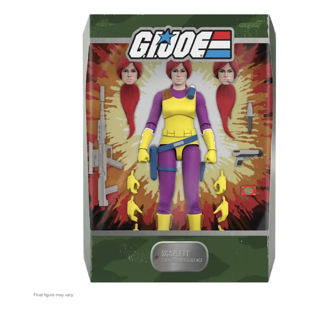 GI Joe Ultimates Wave 6 Scarlett (DIC Purple) akciófigura 18 cm termékfotó