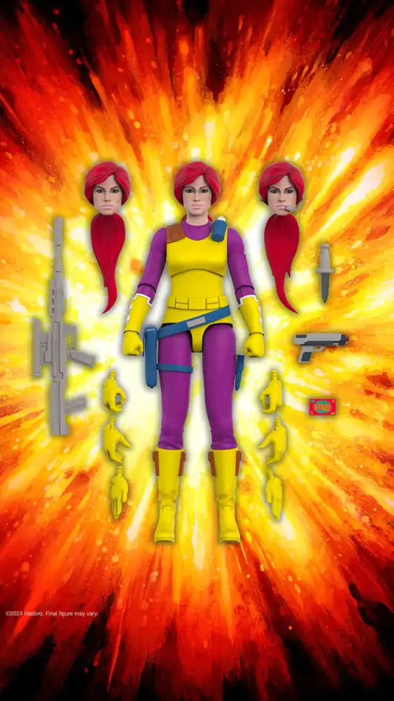GI Joe Ultimates Wave 6 Scarlett (DIC Purple) akciófigura 18 cm termékfotó