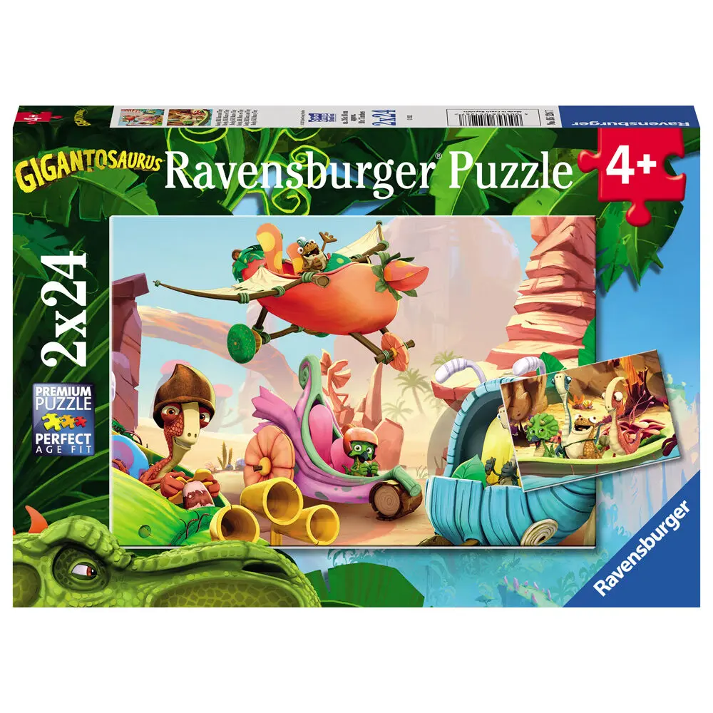Gigantosaurous puzzle 2x24db-os termékfotó