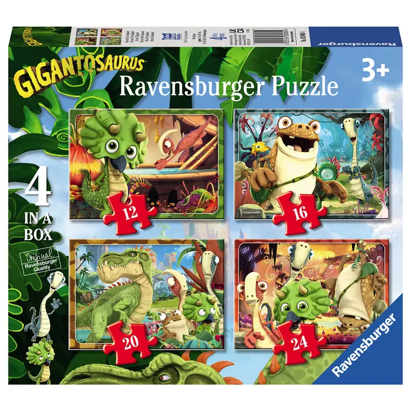Gigantosaurus puzzle 12+16+20+24db-os termékfotó