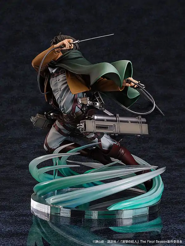 Attack on Titan 1/6 Humanity's Strongest Soldier Levi PVC szobor figura 23 cm termékfotó