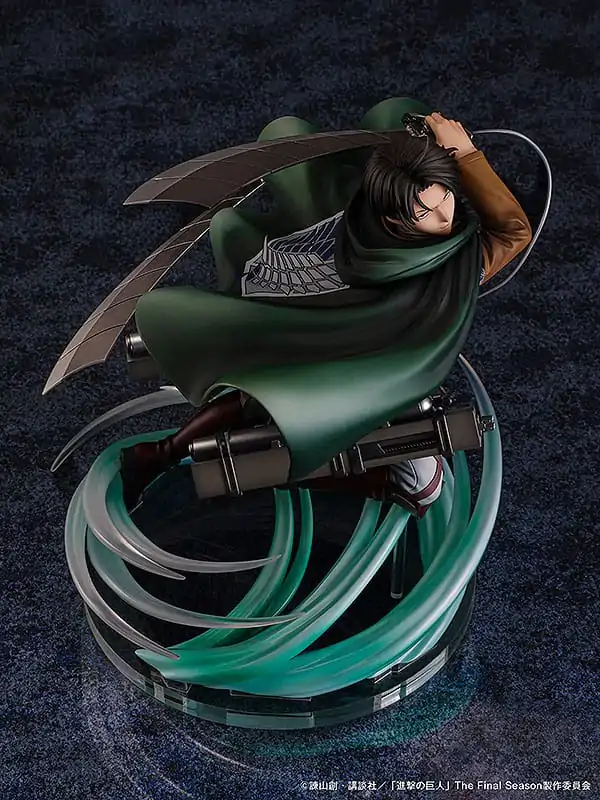 Attack on Titan 1/6 Humanity's Strongest Soldier Levi PVC szobor figura 23 cm termékfotó